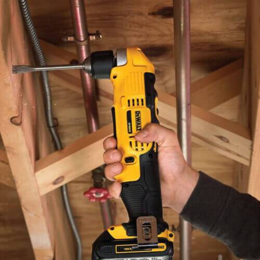 Дриль-шуруповерт кутовий акумуляторний DeWALT DCD740N-DCD740N