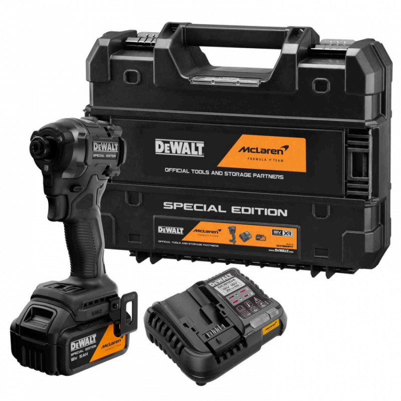 Шурупокрут ударний McLaren F1 TEAM SPECIAL EDITION DeWALT DCF86MP1T-DCF86MP1T
