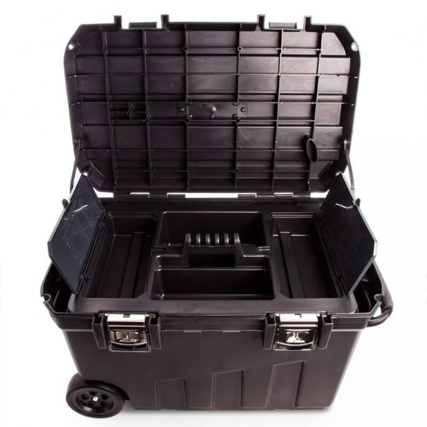 Скринька великого об'єму Mobile Job Chest, розміри 768х490х476 мм, з колесами STANLEY 1-92-978-1-92-978