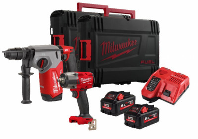 Набір з двох інструментів безщіткових акумуляторних M18 FPP2BA-552X POWER PACK MILWAUKEE-[articul]