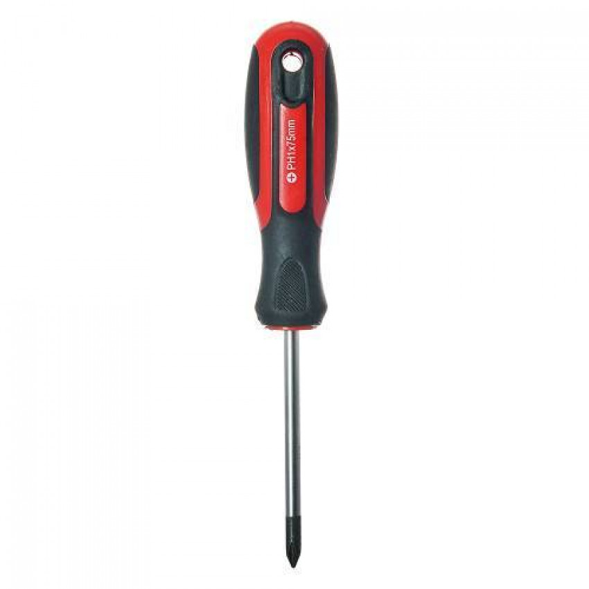 Викрутка хрестова Vitals Master S2, PH1х75 мм-179523