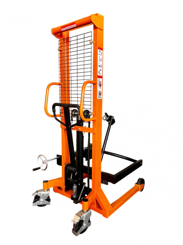 Штабелер гідравлічний для бочок 400кг/1450мм (з функцією нахилу бочки)-SYG- Y 400kg