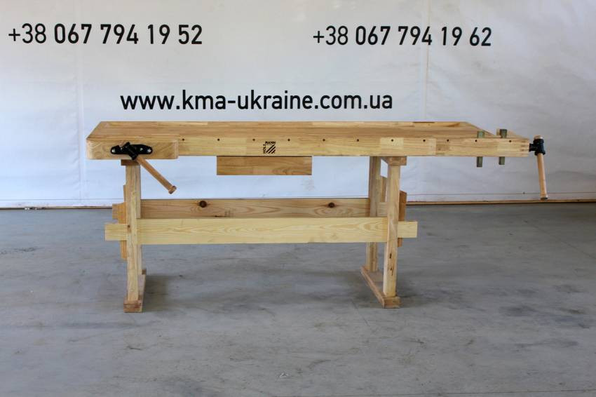 Верстак столярний з каучукового дерева Holzmann WB 210-WB210