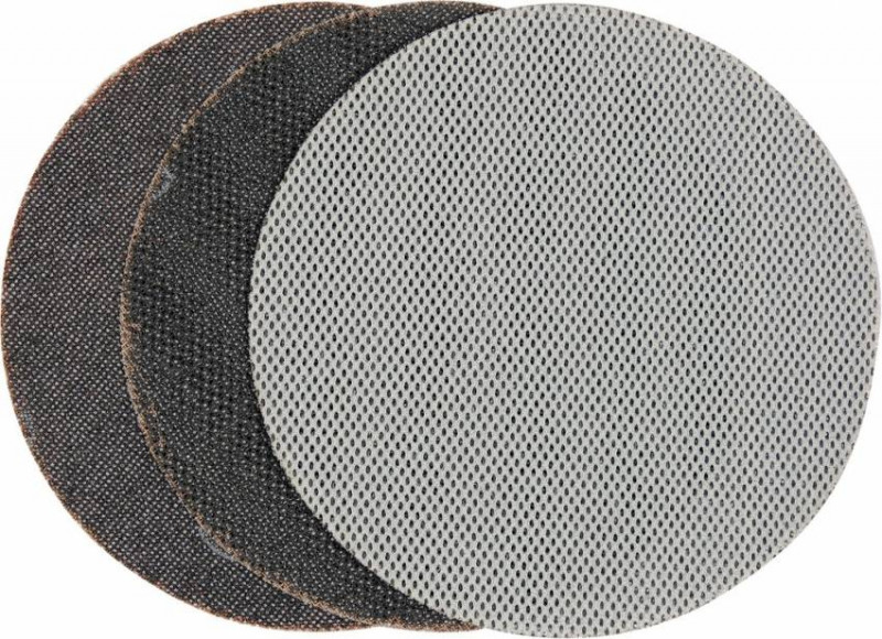 Диск з абразивної сітки на липучці по штукатурці до шліфмашини YATO: G220, Ø= 225 мм, 3 шт-YT-845863