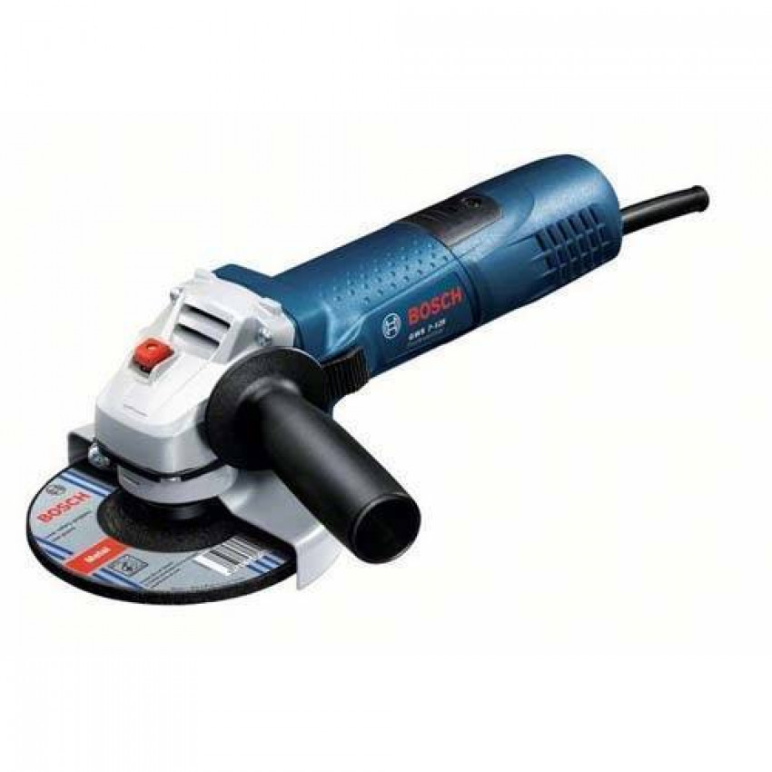 Кутова шліфувальна машина BOSCH, 720 Вт, d=125 мм.11000 об/хв. 0601388102-GWS7-125NEW