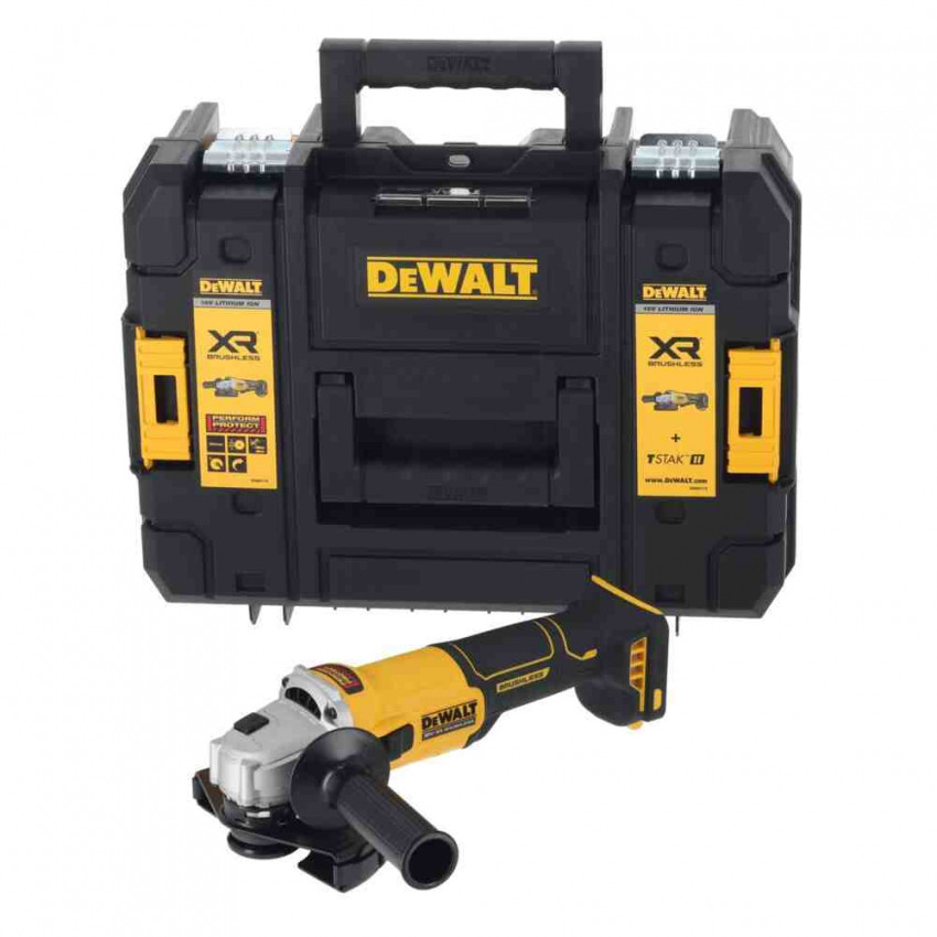 Шліфмашина кутова - болгарка акумуляторна безщіткова DeWALT DCG407NT-DCG407NT