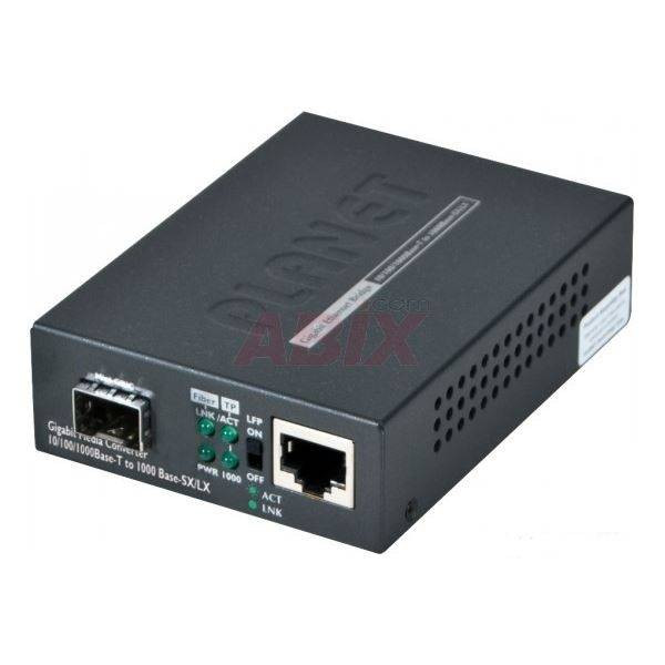 Медіаконвертер Planet GT-805A (10/100 / 1000Base-T на 1000Base-X SFP)-GT-805A