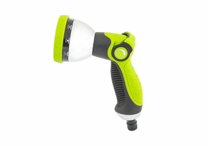 Пістолет для поливу MASTERTOOL 1/2" корпус ABS+метал TPR покриття 10 режимів плавне регулювання потоку 92-9344-92-9344