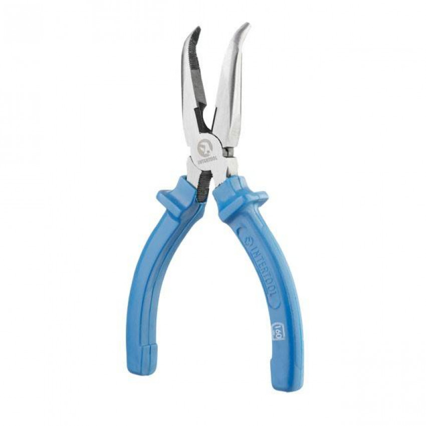 Довгогубці вигнуті, 160 мм INTERTOOL HT-0124-HT-0124