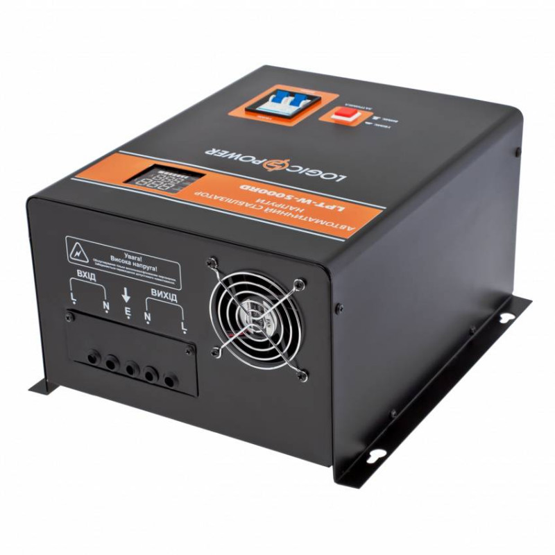 Стабілізатор напруги LPT-W-5000RD BLACK (3500W)-