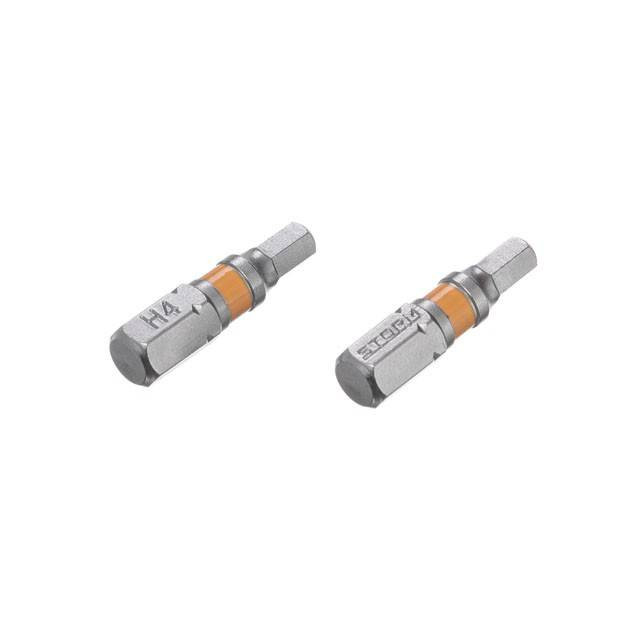 Комплект отверточних насадок Hex H4.0 1/4 "* 25мм, S2, уп. 2 од., STORM INTERTOOL VT-0227-VT-0227