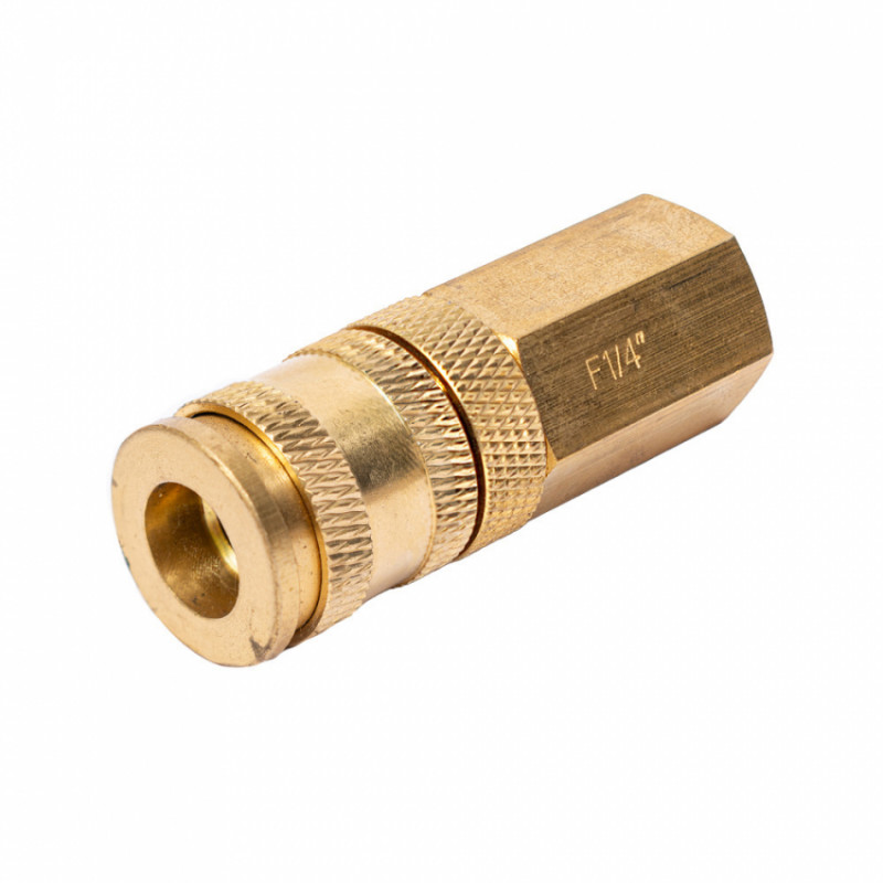 З'єднання швидкознімне посилене з фіксатором 1/4" (латунь) Sigma (7021641)-7021641