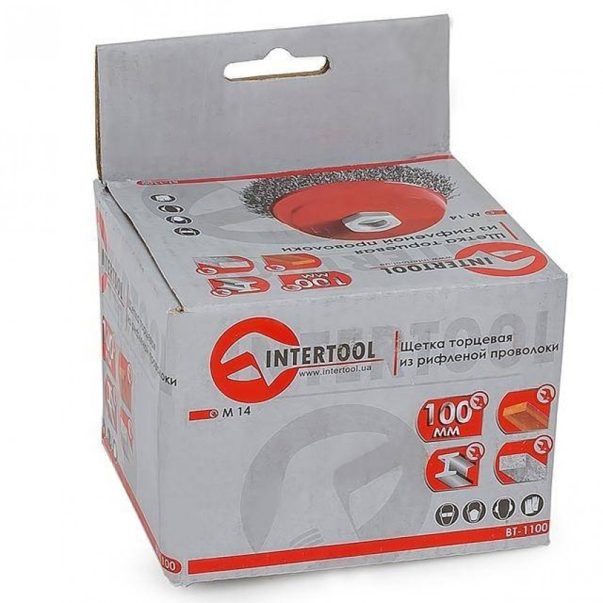 Шкурка шліфувальна, паперова основа, К40, 115 мм × 50 м INTERTOOL BT-0814-BT-0814