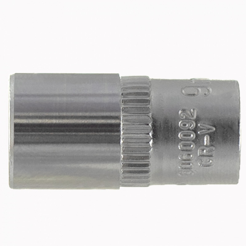 Насадка шестигранна коротка 1/4" 9мм CrV ULTRA (6060092)-6060092