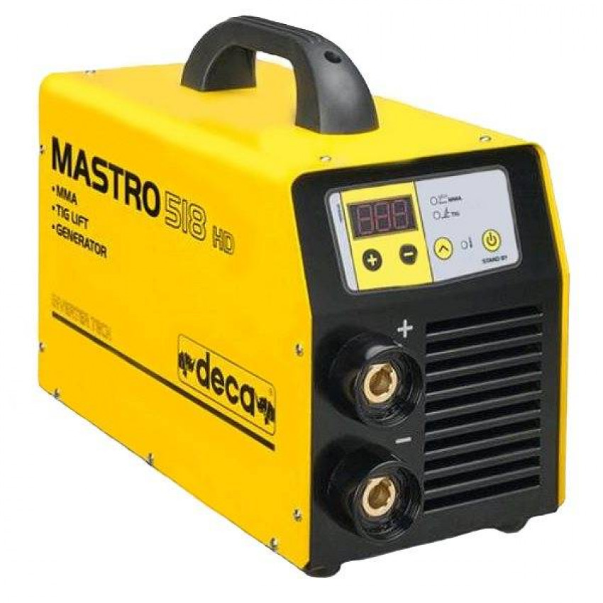 Зварювальний апарат DECA MASTRO 518 HD GEN 230В, 5,7кВт, 90В,1-5мм, 6,4кг-MASTRO 518 HD GEN