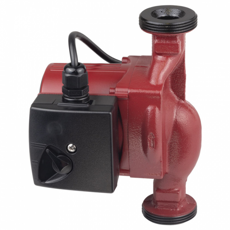 Насос циркуляційний 100Вт Hmax 6м Qmax 75л/хв Ø1½" 180мм гайки Ø1" AQUATICA (774132)-774132