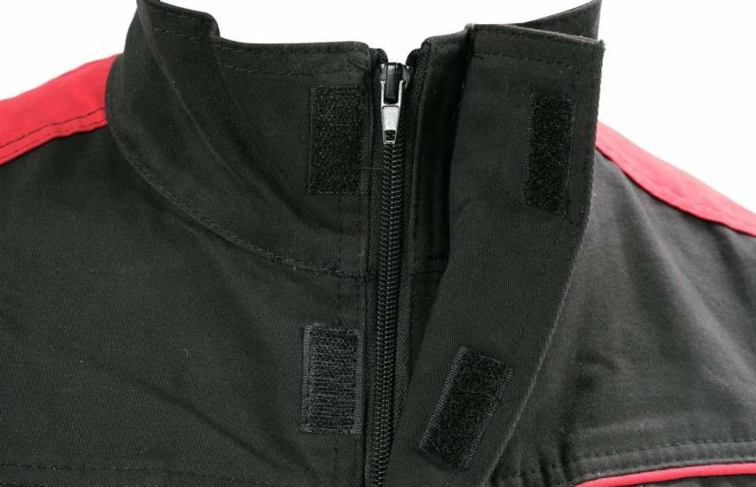 Куртка робоча COMFY YATO розмір L/XL, чорно-червона, 7 кишень, 100% бавовна-YT-79233