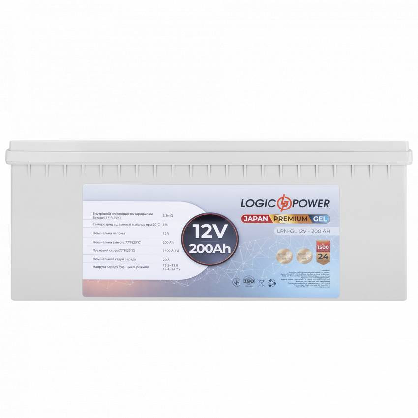 Акумулятор гелевий LPN-GL 12V - 200 Ah-