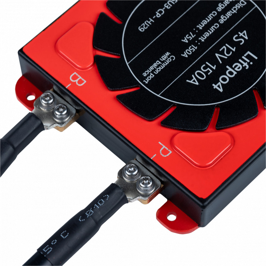 BMS плата LP LiFePO4 12V 4S Dis 150A Ch 75A-