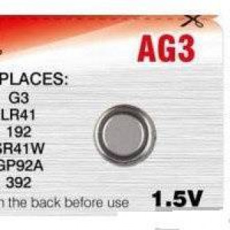 Батарейка 10 шт AG3/LR41/192/41 1,55 V-[articul]