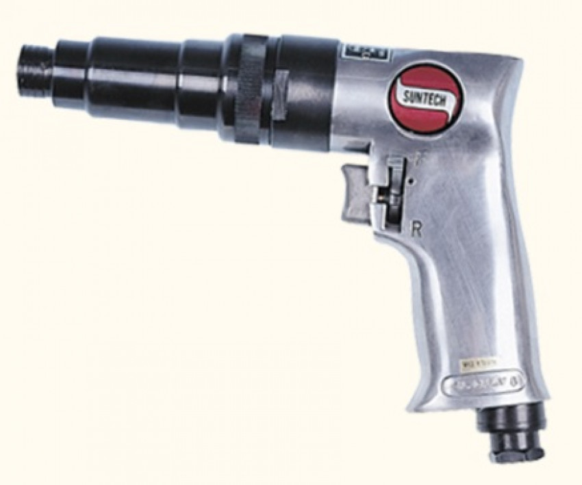 Пневмошурупокрут Suntech SM-802RG,1800об/хв,1/4',3-8Nm, вхід1/4''шланг10мм,113л/хв,1,1кг,6,2Бар-