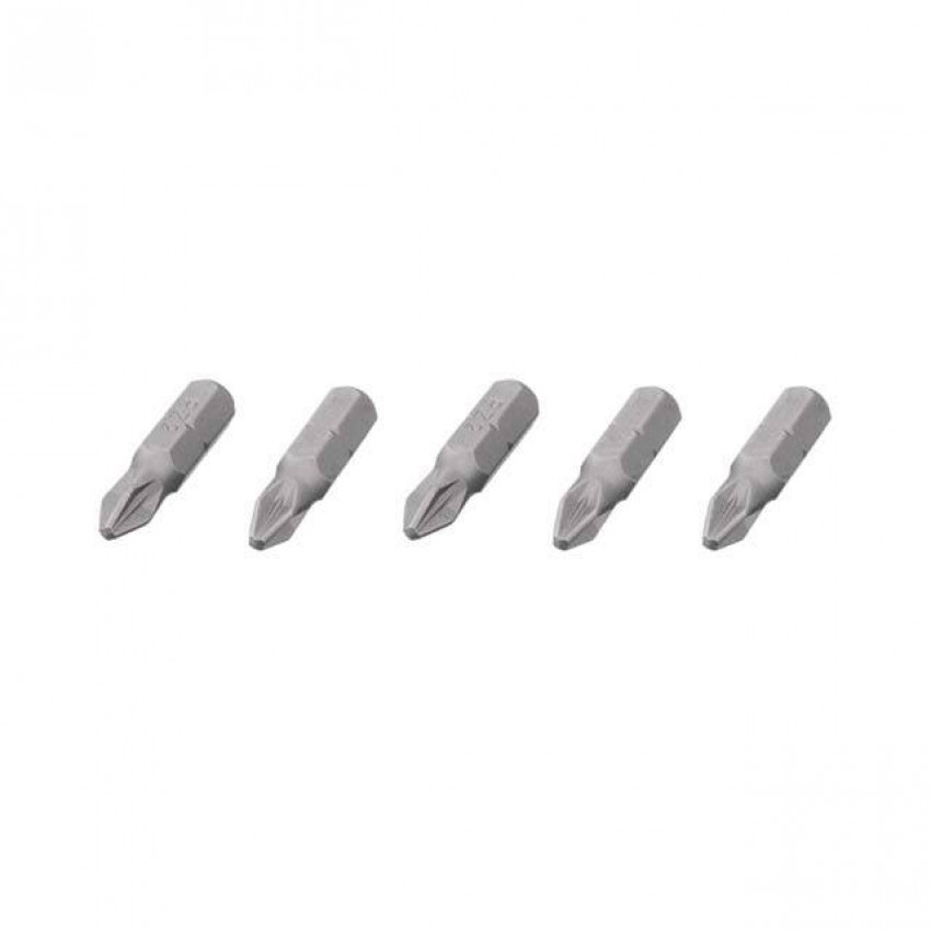 Комплект отверточних насадок PZ2 1/4 "* 25мм, ACR, S2, уп. 5од., STORM INTERTOOL VT-0209-VT-0209