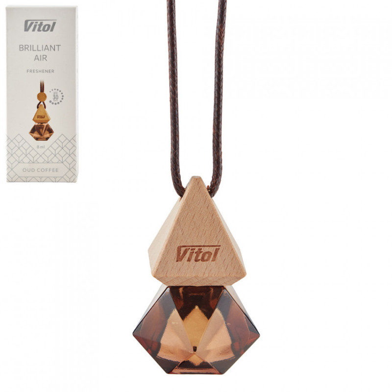Освіжувач повітря Vitol Brilliant Air Oud Coffee 8мл-VBA03