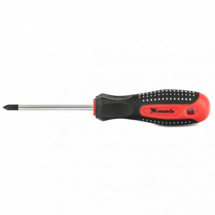Викрутка Fusion Ph1 х 75 мм, CrV, трикомпонентна рукоятка "anti slip", MTX-114409
