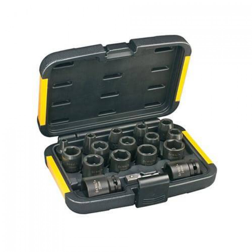 Набір ударних головок торцевих 1/4 EXTREME IMPACT DeWALT DT7506-DT7506