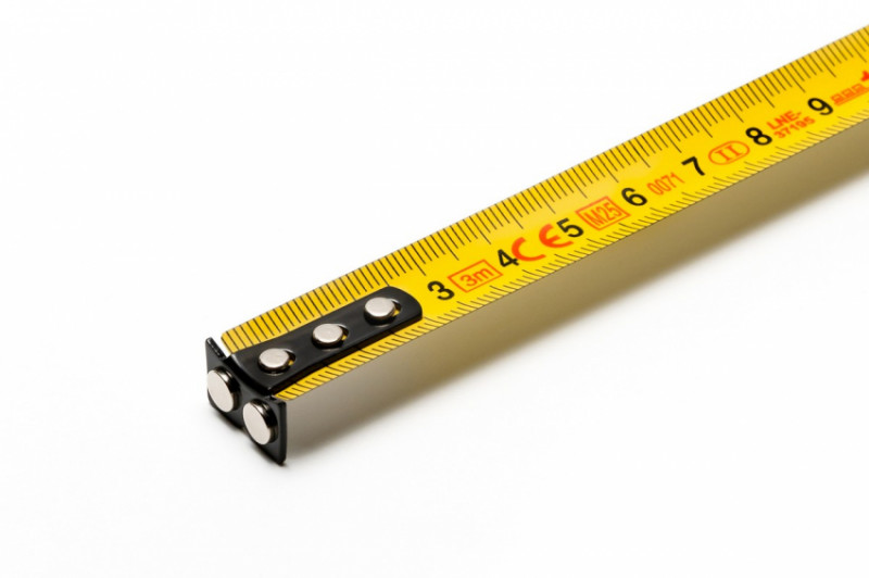 Рулетка з магнітами MASTERTOOL 3 м 16 мм нейлонове покриття 64-3016-64-3016