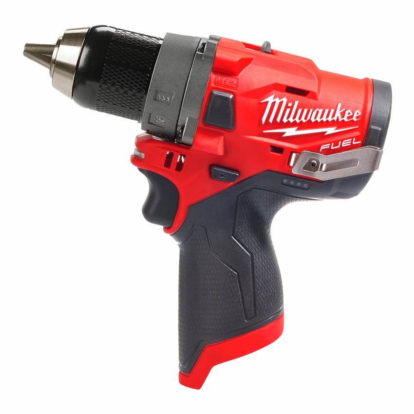 Дриль-шуруповерт акумуляторний MILWAUKEE, M12 FDD-202X, 37Нм (зарядний пристрій, 2 акум.Х 2Ач, HDкейс)-4933459816