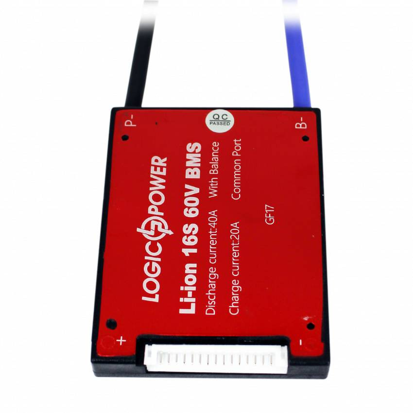 BMS плата LP Li-ion 60V 16S Dis 40A Ch 20A-