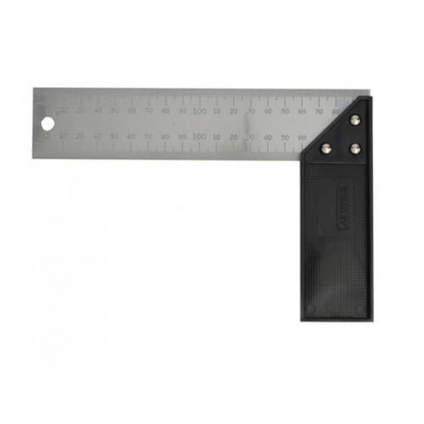 Кутник Try and Mitre, з пластмасовою основою, довжина леза 200мм STANLEY 2-46-500-2-46-500