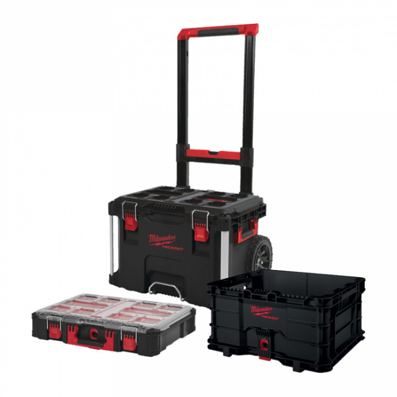 Набір ящиків для інструментів PACKOUT MILWAUKEE, №6 (4932464078 / 4932464082 / 4932471724)-4932500655