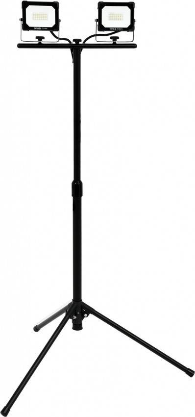Прожектори із SMD-діодним випромінювачем YATO: 2 x 20 Вт, 230 В, 2 x 1800 Lm, на штативі h=0.6-1.2 м-YT-81815
