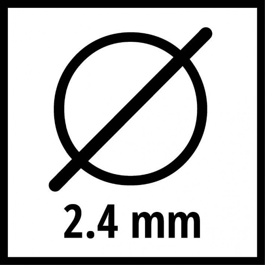 Волосінь Einhell low noise 2,4 мм, 15 м (3436655)-