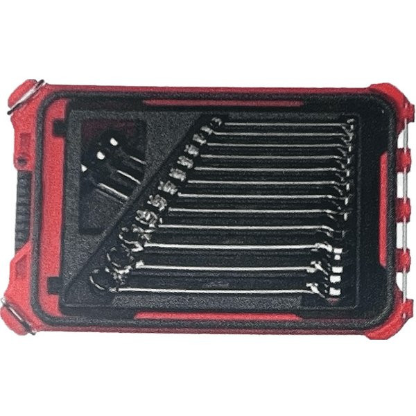 Набір комбінованих гайкових ключів MAXBITE, 15 шт., PACKOUT MILWAUKEE-4932498141