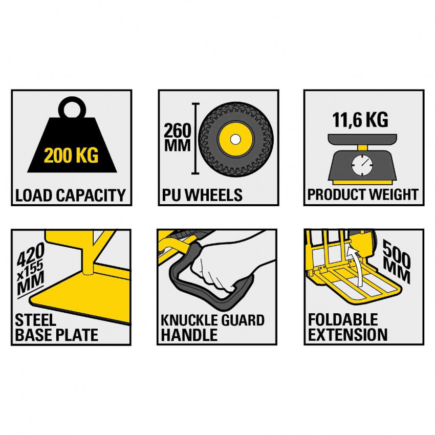 Візок вантажний складний STANLEY SXWT-HT535-SXWT-HT535