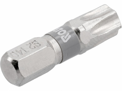 Насадка викруткова YATO; &quot;TORX&quot; T40 х 25 мм. шпиндель 6-гран- 1/4&quot;, покрита нікелем, 2 шт.[10]-[articul]