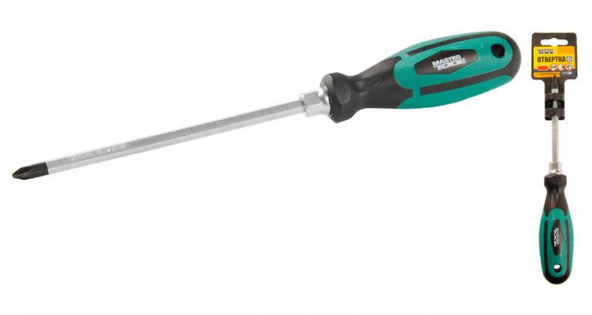 MasterTool Викрутка хрестова РН2*150 посилена, Арт.: 45-8215-45-8215