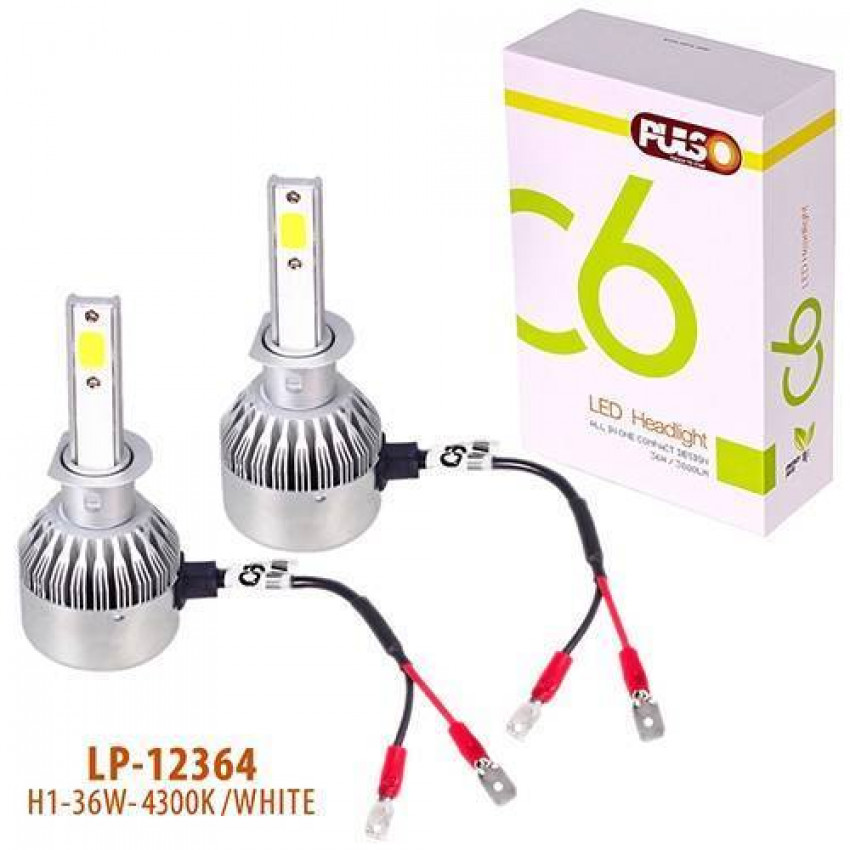 Лампи PULSO C6/LED/H1 P14.5/2*280°COB/12-24v36w/3800Lm/4300К-LP-12364 (40)