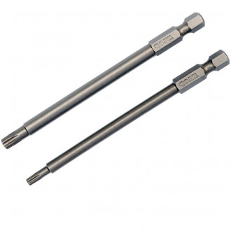 Викрутка насадка YATO &quot;TORX SECURITY&quot; на 1/4&quot;, T15/T27, l=100мм, Набір 2шт. [25/100]-[articul]