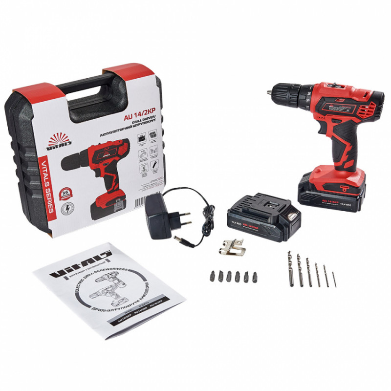 Акумуляторна дриль-шурупокрут Vitals  AU 14/2KP-181684
