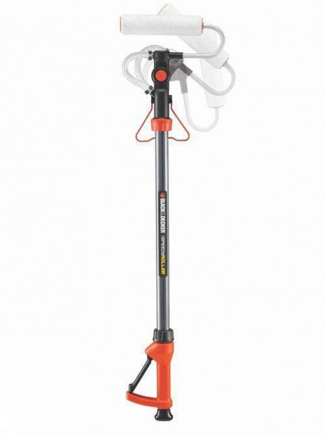 Краскопульт BLACK DECKER для внутрішніх робіт з автоматичним поданням фарби, ємність 650 мл, фарбування на одній заправці до 13 м2. для водоемульсійної фарби-BDPR400