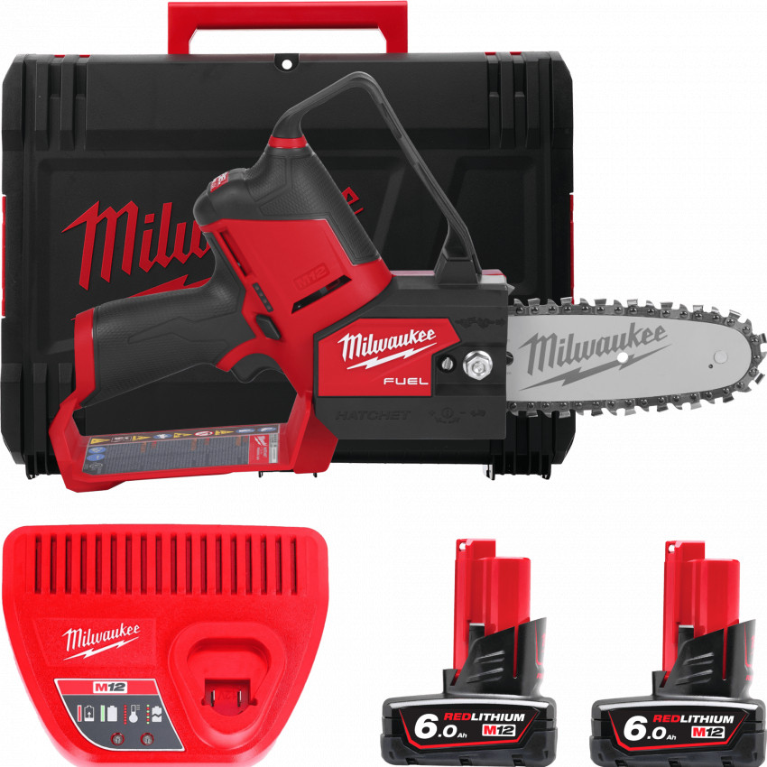 Пила ланцюгова акумуляторна шина 15 см MILWAUKEE M12 FUEL FHS-602X-4933472212