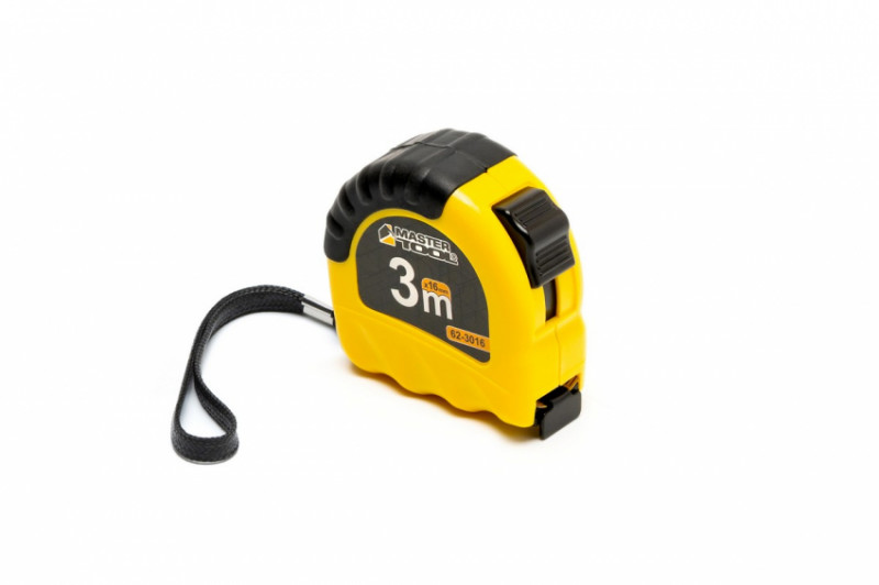 Рулетка MASTERTOOL "Shiftlock" 3 м 16 мм нейлонове покриття 62-3016-62-3016