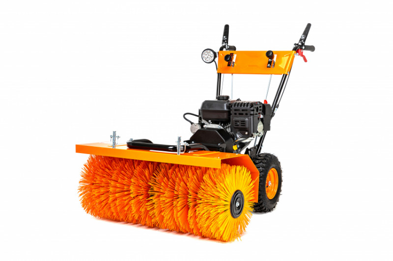 Підмітальна машина бенз. SW800E, 6к.с., ширина щітки 800мм, діаметр 345мм, 5вперед/2назад, електростарт-SW800E