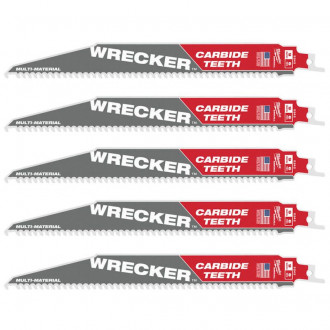 Полотно для шабельних пил WRECKER CARBIDE MILWAUKEE, 230х4,2мм, (5шт), (мультіматеріал)-[articul]