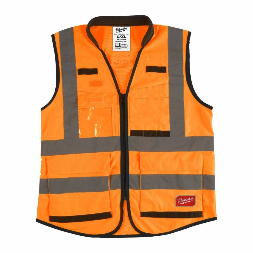 Жилет жовтий MILWAUKEE, сигнальне фарбування (L/XL)-4932471896