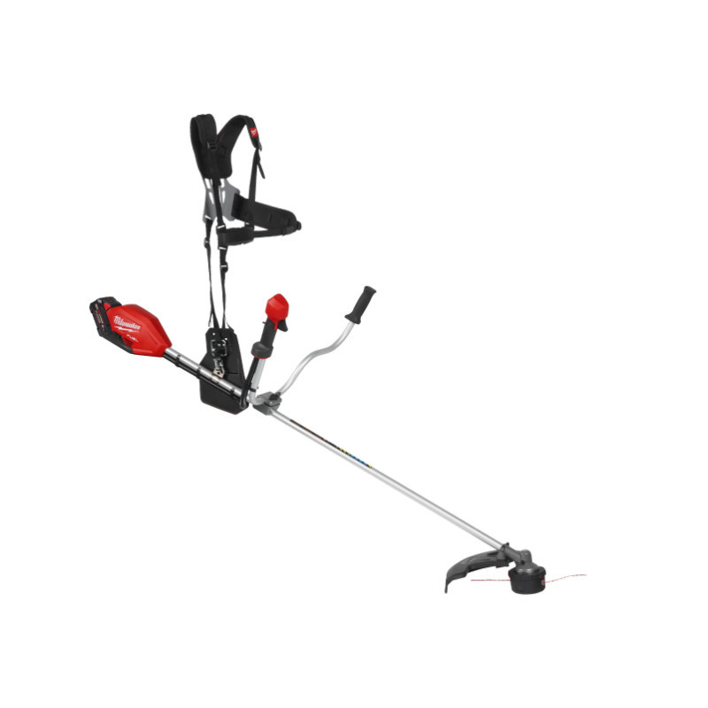 Тример акумуляторний безщiтковий MILWAUKEE, M18 F2BCU-0 (2х18В) (зарядний пристрій M18 DBSC, 2 акумулятори М18 FВ8 8Аг, картонне-4933499211
